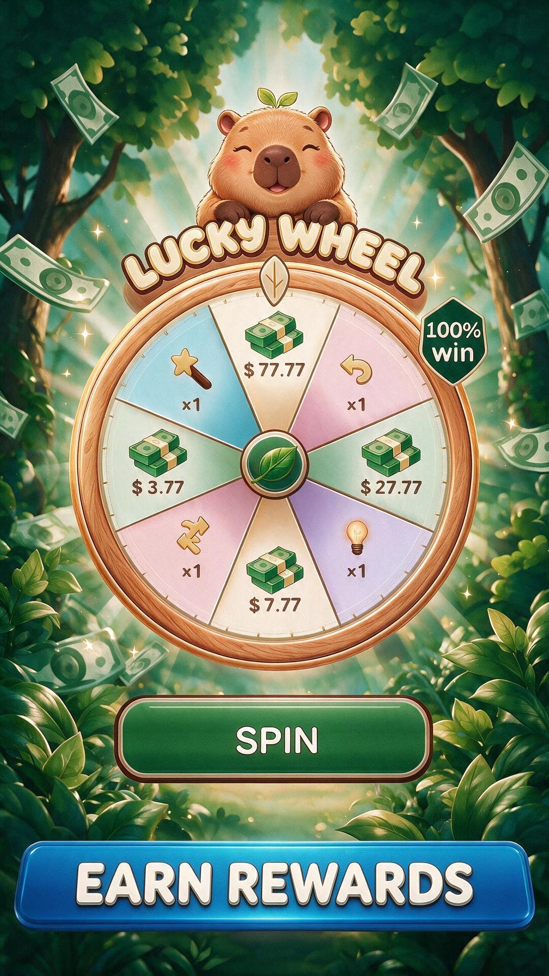 Cozy Forest: Mahjong Journey Lucky Wheel with reward prizes